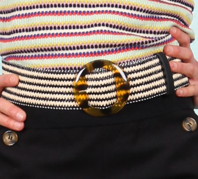 Gürtel, 08877-001, black-stripes
