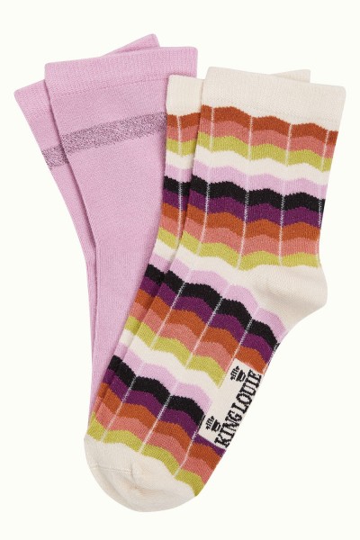 Sneakersocken 2er-Pack, 08956-513, lilac-multi