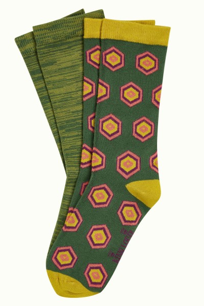 Socken 2er-Pack, 08964-260, green