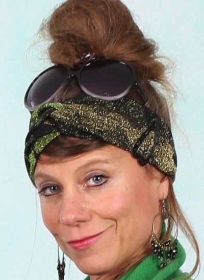 Haarband, 09407-251, green-black