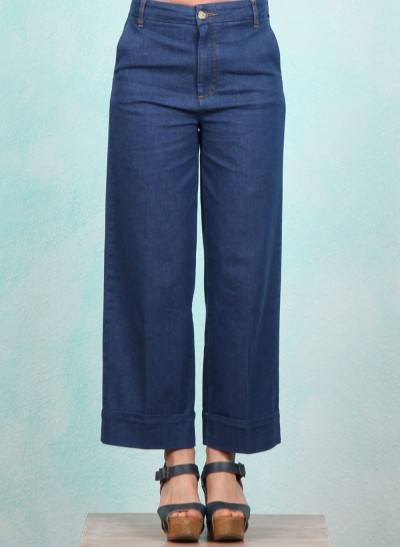 Culotte, 09732-458, denim-blue