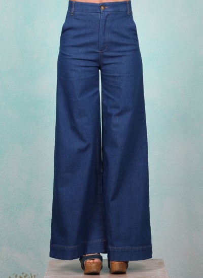Hose, 09736-458, denim-blue