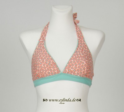 Bikini-Oberteil, Adeli swimwaer printed, coral
