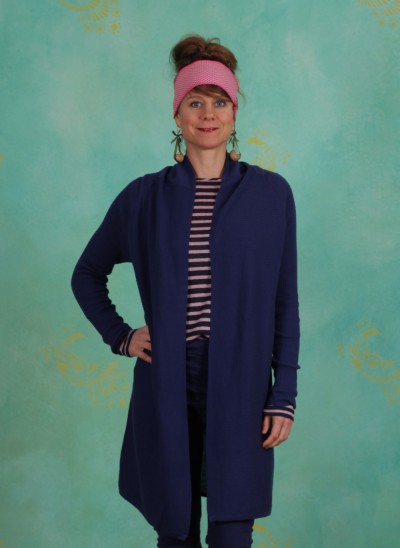 Cardigan, Basic Cotton Melange, blueprint