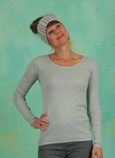 Shirt, Essential New Pointelle Jersey, jadeite