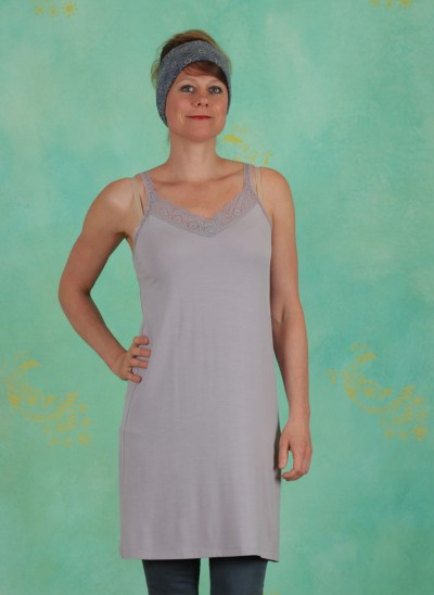 Kleid, Basic Lace, lilac-gray