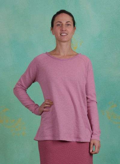 Shirt, Basic Heavy Cotton Slub, mauve-orchid