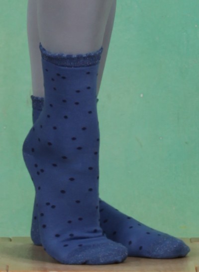 Socken, Dotted Sock, dutch-blue