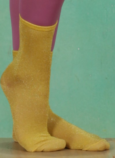 Socken, Cora Sock, oil-yellow