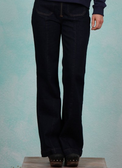 Hose, 10079-410, dark-blue-denim