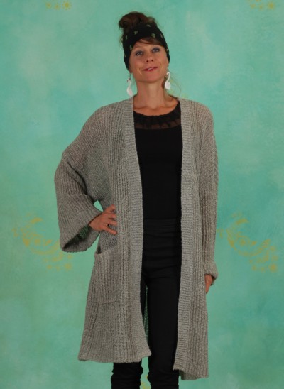 Cardigan, 10401275, grey