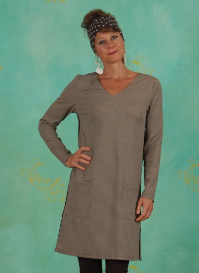 Kleid, 10607235, grey-brown