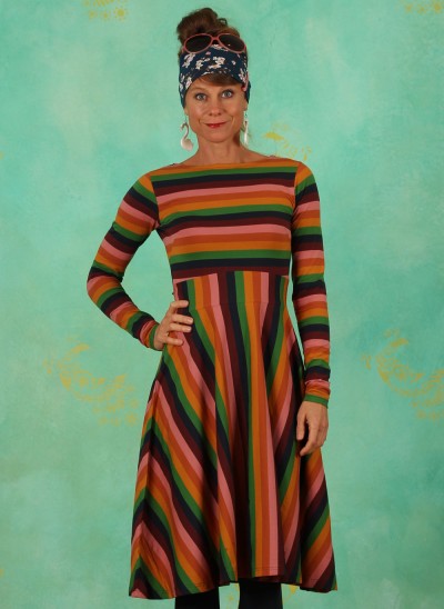Kleid, 11694-3644, multi-stripes