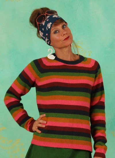Pullover, 11958-3664, multi-stripes