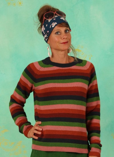Pullover, 11958-3684, multi-stripes