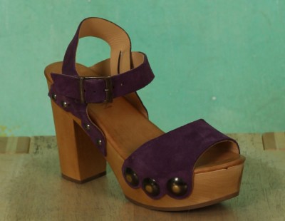 Schuhe, 1203-022, suede-purple