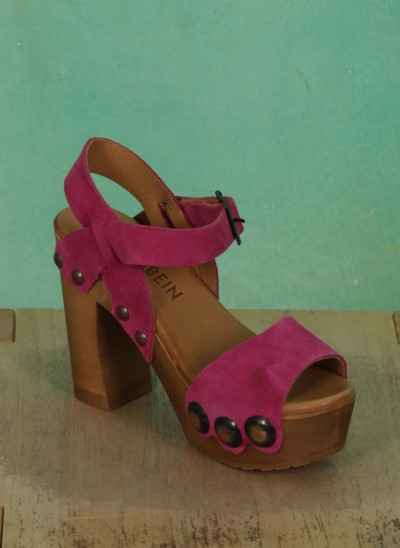 Schuhe, Carmen, suede-pink