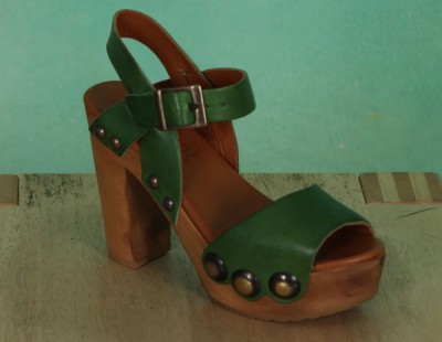 Schuhe, Carmen, roma-grün