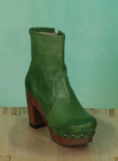 Schuhe, Isabell, roma-grün