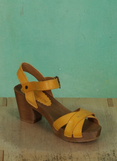 Schuhe, Lena, roma-gelb