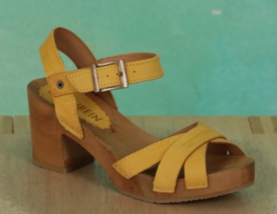 Schuhe, 1207-195, nubuck-gelb