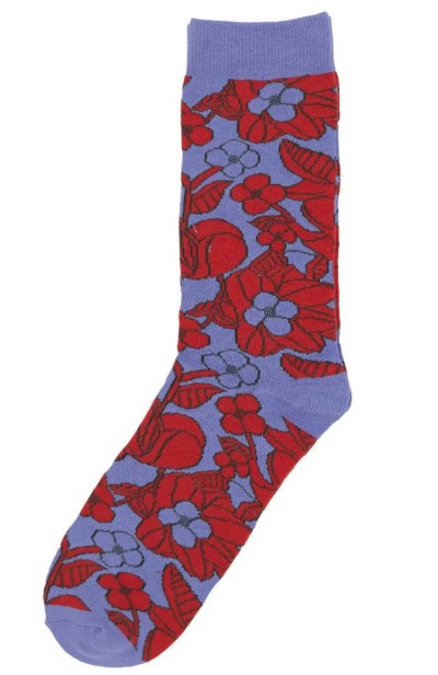 Socken, 12208-3870, lilac-red