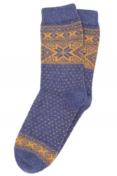 Socken, 12210-2047, blue-orange