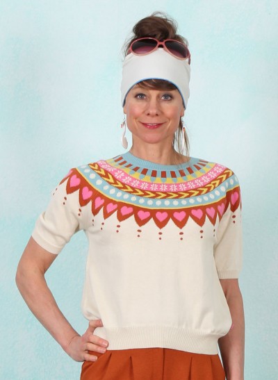 Pullover, 12257-3417, beige