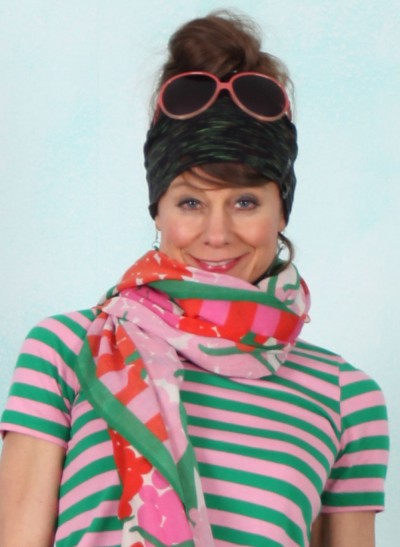 Tuch, 12286-3868, pink-red