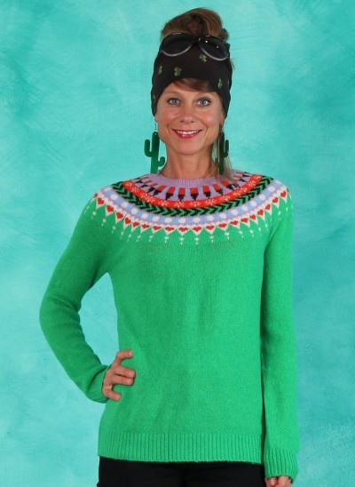 Pullover, 12359-3933, green