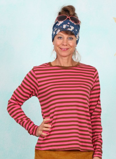 Shirt, 12539-4284, pink-brown