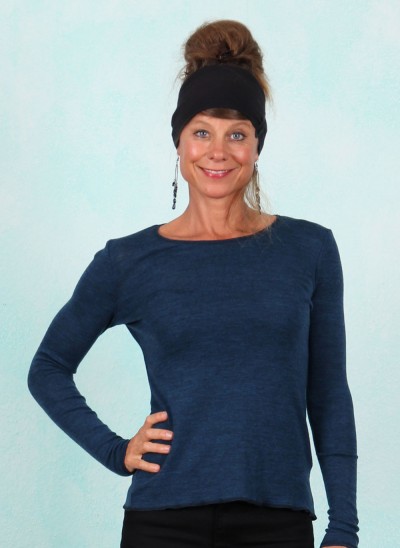 Shirt, 12547-535i, dark-petrol