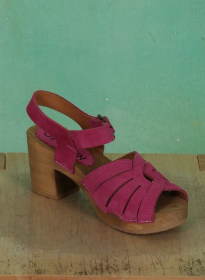 Schuhe, Anja, suede-pink