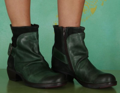 Schuhe, Mel, rug-oil-suede-green