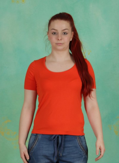 T-Shirt, Praal, orange