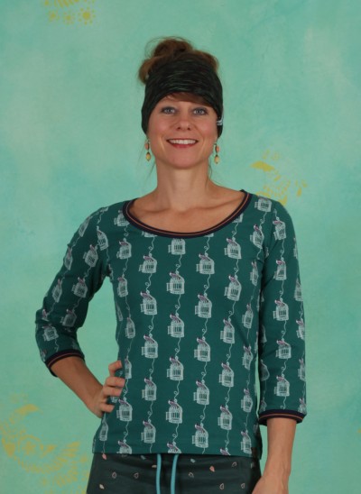 Shirt, Coup De Foudre A Thessalonique, green-multi