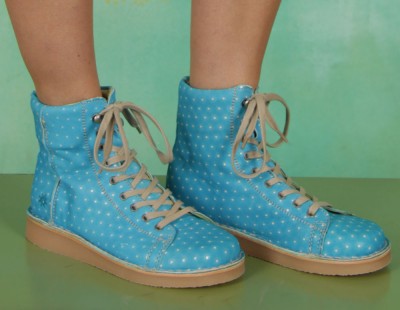 Schuhe, Louis Punkt, blau