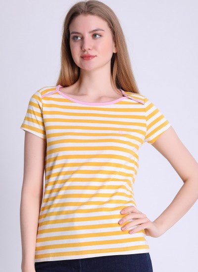 Shirt, 211-11-092-1075, yellow-stripes