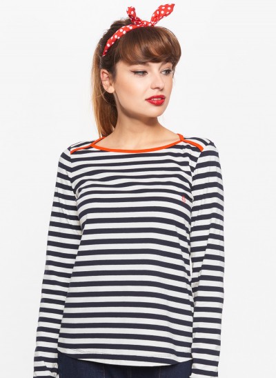 Shirt, 211-11-096-307, navy-stripes