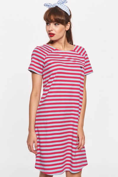 Kleid, 211-11-102-306, pink-stripes