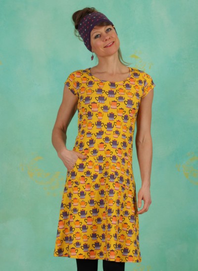 Kleid, 21105-05, yellow-multi