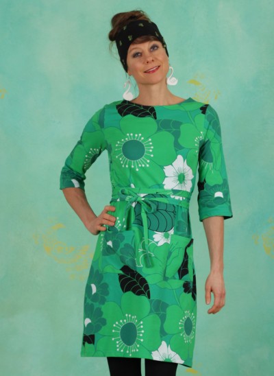 Kleid, 21106-04, green-multi