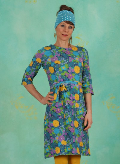 Kleid, 21106-07, blue-multi