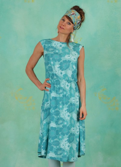 Kleid, 21118-21, turquoise