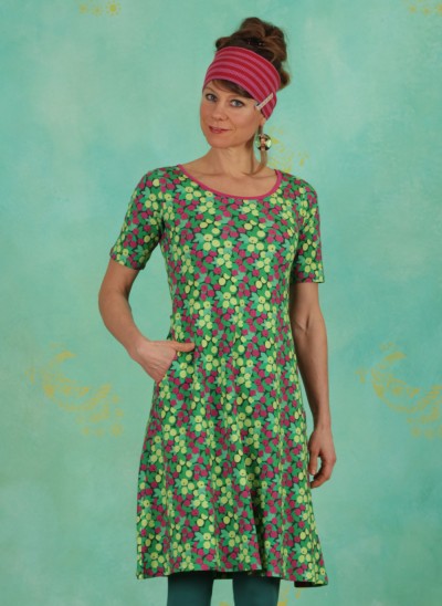 Kleid, 21159-03, green-multi