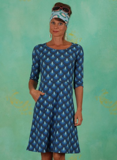 Kleid, 21329-01, blue