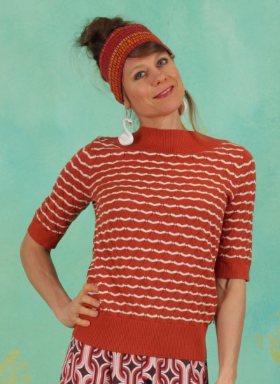 Pullover, 21S6742, dark-orange