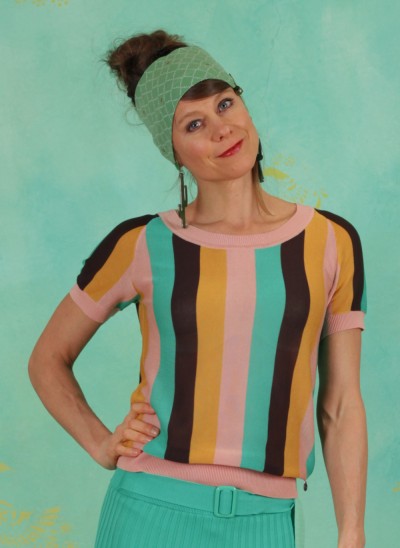 Pullover, 21S6772, rose-multi