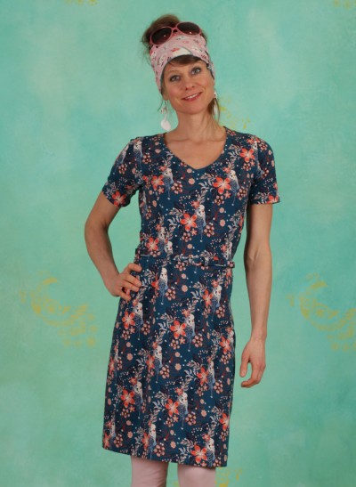 Kleid, 21S6833, blue-multi