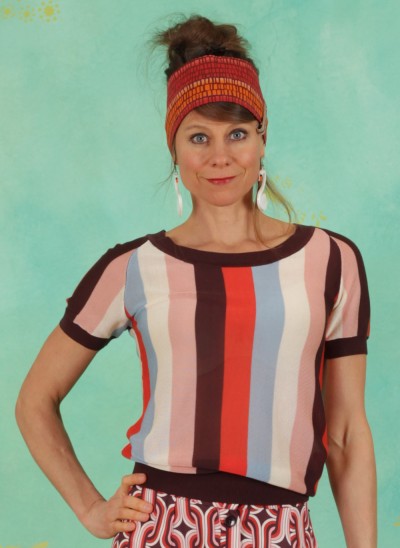 Pullover, 21S6854, brown-multi